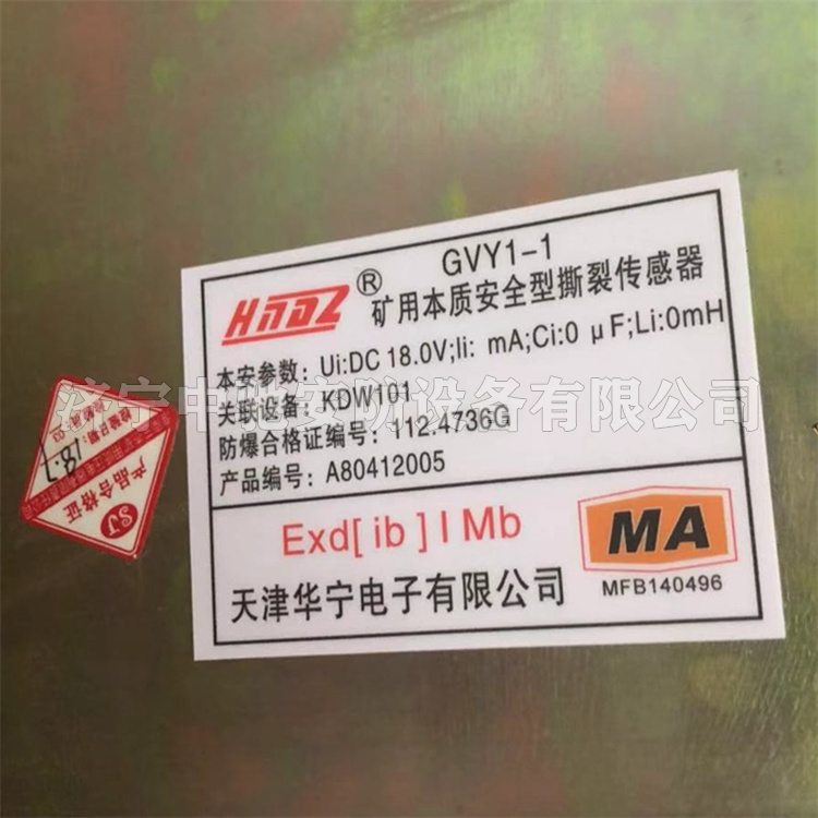 天津華寧GVY1-1礦用本質**型撕裂傳感器-1.jpg